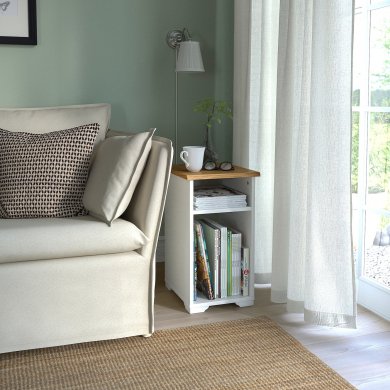 Приліжкова тумба SKRUVBY Білий - 2 IKEA Приліжкова тумба SKRUVBY Білий (ИКЕА СКРУВБИ) 80532009 фото - 2