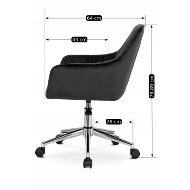 Офисное кресло Mebel Elit FABIO Черный ME.FABIO/CZ/V/FO фото - 6