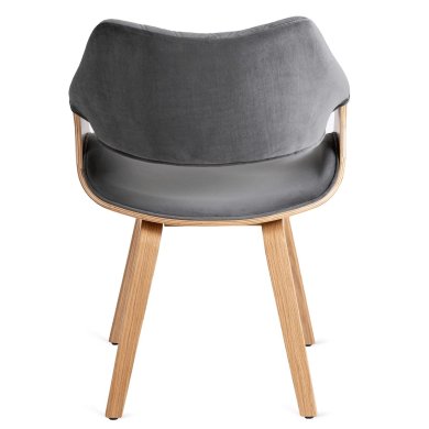 Обідній стілець Mebel Elit LUISE Welur Сірий ME.LUISE/P/DZ/V/DG/K фото - 4