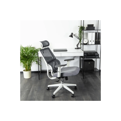 Кресло поворотное Mebel Elit NICKI | Серый - 9 Кресло поворотное Mebel Elit NICKI | Серый ME.NICKI/B/P/T/FO фото - 9