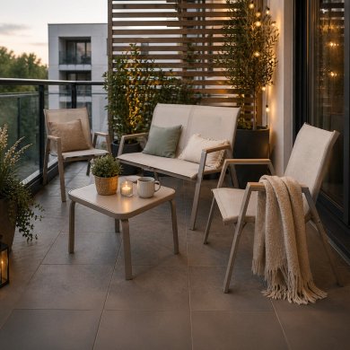 Комплект садовой мебели Kontrast MARBELLA WOOD Бежевый Meb000082 фото - 7