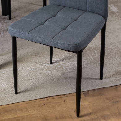 Обеденный стул Mebel Elit TEX Темно-серый - 6 Обеденный стул Mebel Elit TEX Темно-серый ME.TEX/CP/T/K фото - 6