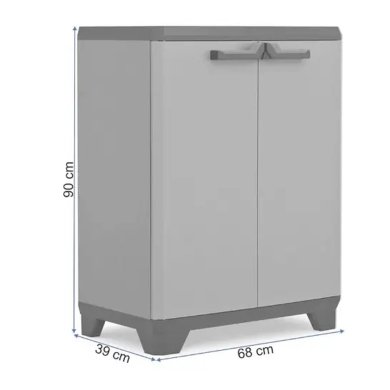 Садовый шкаф Keter/Kis ARMADIO BASSO STILO Серый 241060-1 фото - 9