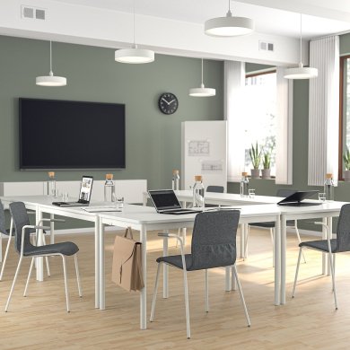 IKEA Офісне крісло LAKTARE Сірий (ИКЕА ЛАКТАРА) 49503250 фото - 8