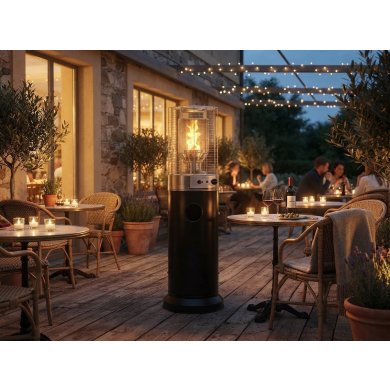 Уличный газовый обогреватель Garden Line 136 см 5000-13000 Вт Черный GAZ2867 фото - 3