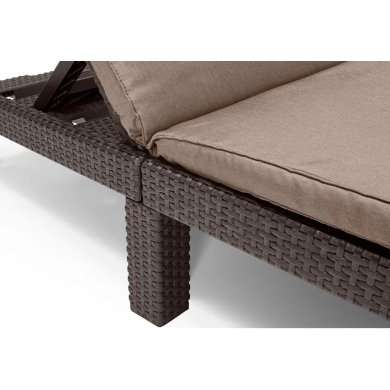 Комплект складаних шезлонгів Keter DAYTONA DELUXE 2 шт Коричневий - 6 Комплект складаних шезлонгів Keter DAYTONA DELUXE 2 шт Коричневий 006070 фото - 6