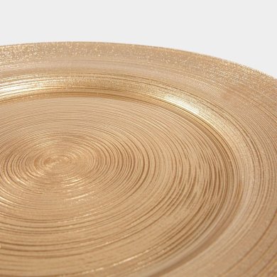 Сервировочное блюдо Homla BLITS 32х2 см Золотой 237099 фото - 4