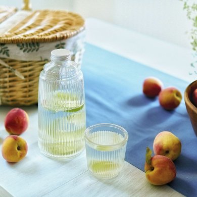 Графин с стаканом Homla HALLIE 1,1 л Прозрачный 227051 фото - 7