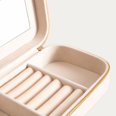 Скринька для прикрас Homla RINAS 20,5x10,5x6 см Бежевий 242047 фото - 3