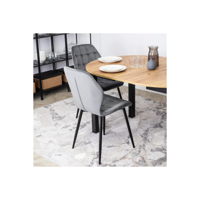 Обідній комплект меблів Mebel Elit HARRY LUCKY | Дуб крафт / Чорний / Сірий HARRY/DC/CZ/S/LUCKY/P/V/Z4/K фото - 13