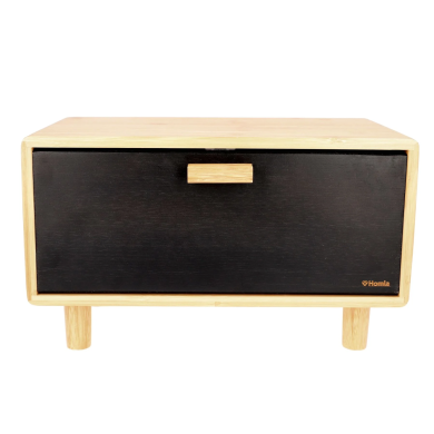 Хлебница Homla BAMBOU 35x23х21 см Черный 164707