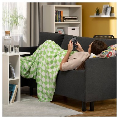 IKEA Плед BRUKSVARA 120х160 см Зелений (ИКЕА БРУКСВАРА) 20574417 фото - 2