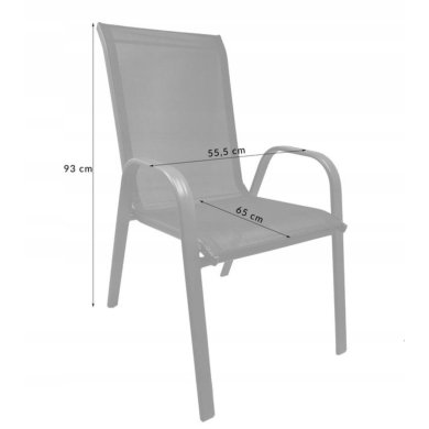 Садовый стул Kontrast MAJORKA Черный - 6 Садовый стул Kontrast MAJORKA Черный 5.03.27064 фото - 6