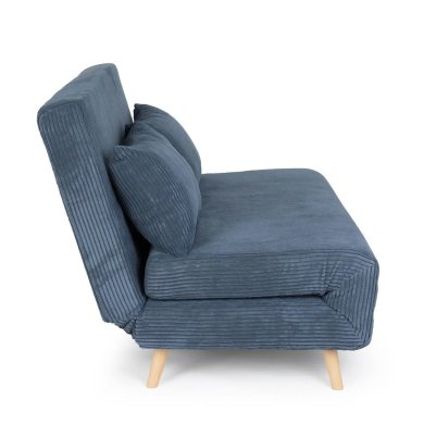 Розкладний диван Homla SOLACE Velvet Синій - 3 Розкладний диван Homla SOLACE Velvet Синій 223002 фото - 3