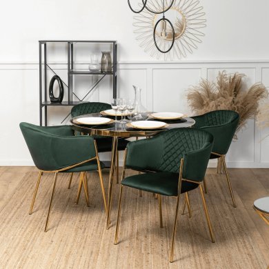 Обідній стілець Mebel Elit INNES Welur Зелений ME.INNES/Z/ZL/V/K фото - 5