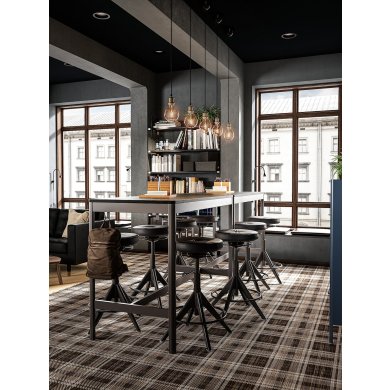 IKEA Табурет поворотний TROLLBERGET Чорний (ИКЕА TROLLBERGET) 80379347 фото - 13