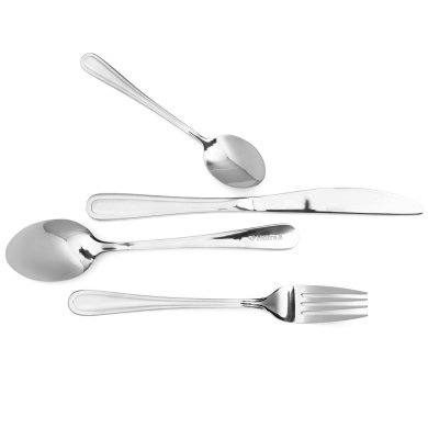 Набор столовых приборов Homla MELONTE 24 шт. | Серебристый - 4 Набор столовых приборов Homla MELONTE 24 шт. | Серебристый 160642 фото - 4