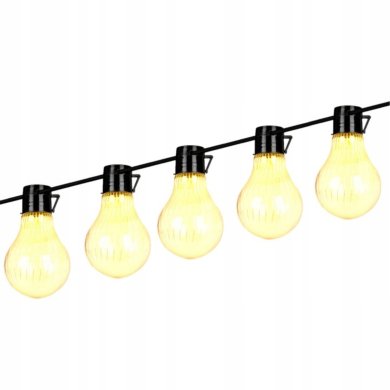 Декоративна гірлянда на сонячній батареї Garden Line 10 LED 1,8 м Теплий-білий - 2 Декоративна гірлянда на сонячній батареї Garden Line 10 LED 1,8 м Теплий-білий SOL3613 фото - 2