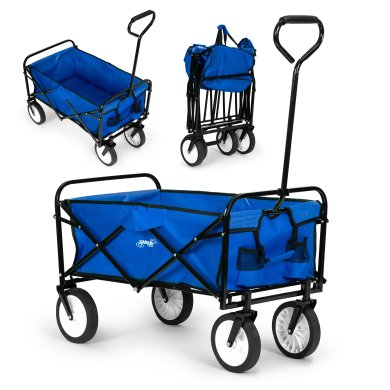 Садовая складная тележка Garden Line 145 л Синий WOZ3556