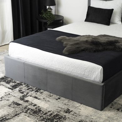 Ліжко Mebel Elit MELIA Welur 160x200 см Темно-сірий ME.MELIA/160/P/V/LOZZPOJ фото - 7