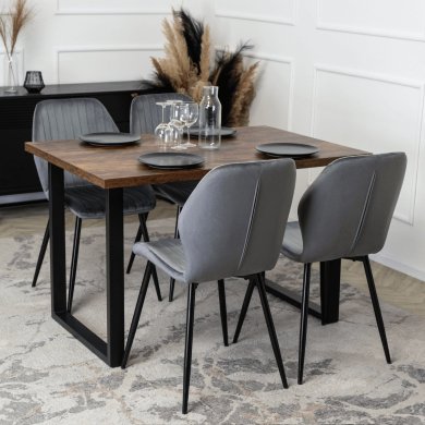 Обідній стілець Mebel Elit LILAC Welur Сірий - 6 Обідній стілець Mebel Elit LILAC Welur Сірий ME.LILAC/P/V/K фото - 6