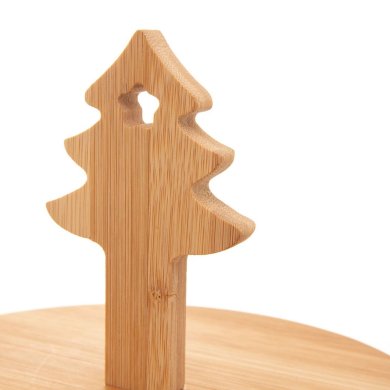 Сервировочная подставка Homla BAMBOU 25 см Дерево 221239 фото - 2