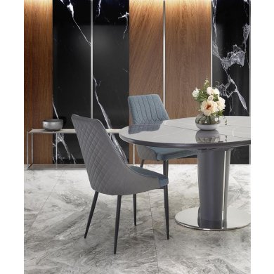 Розкладний обідній стіл Halmar RICARDO Marmur Попелястий - 11 Розкладний обідній стіл Halmar RICARDO Marmur Попелястий V-CH-RICARDO-ST фото - 11