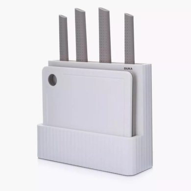 Підставка для ножів Duka SKICKLIG | Білий Сірий 1218718 фото - 4