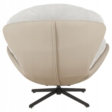 Крісло м'яке поворотне Kontrast MILO 3D Світло-бежевий 5.01.84786 фото - 4