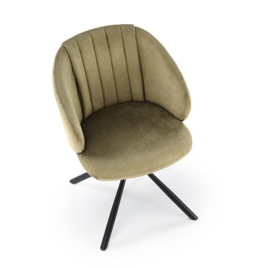 Обеденный стул поворотный Halmar K533 Оливковый V-CH-K/533-KR-OLIWKOWY фото - 7
