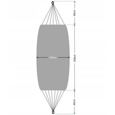 Гамак Garden Line 200x150 см Сірий HAM2634/gray фото - 7