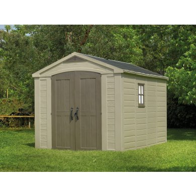 Садовый домик Keter FACTOR 257х331х243 см Бежевый 230454-1 фото - 14