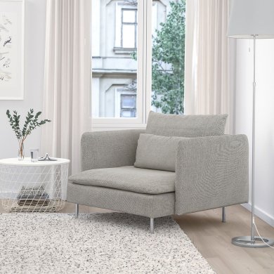Крісло м'яке SODERHAMN Бежевий - 9 IKEA Крісло м'яке SODERHAMN Бежевий (ИКЕА СЁДЕРХАМН) 29329756 фото - 9