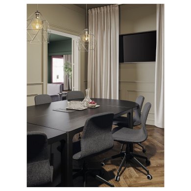 IKEA Офисное кресло LANGFJALL Темно-серый (ИКЕА ЛАНГФЬЯЛЛЬ) 29177574 фото - 20