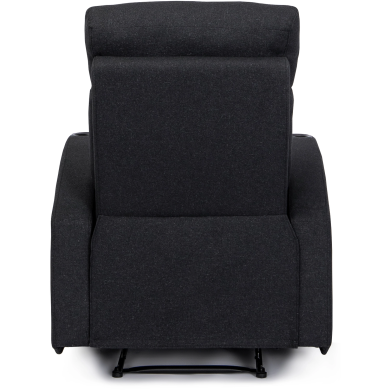Крісло м'яке розкладне з реклайнером Mebel Elit ALAN Чорний - 7 Крісло м'яке розкладне з реклайнером Mebel Elit ALAN Чорний ME.ALAN2/CZ/T/FW фото - 7