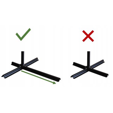 Садова парасоля з чохлом Garden Line BANANA 300 см Сірий GAO5316 фото - 10