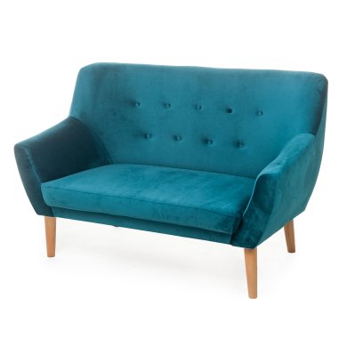 Диван Signal Nordic 2 Velvet | Бирюзовый (Bluvel 85) NORDIC2V85-P фото - 4