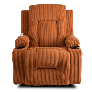 Крісло м'яке розкладне масажне з реклайнером Mebel Elit BOX Velvet Коричневий - 3 Крісло м'яке розкладне масажне з реклайнером Mebel Elit BOX Velvet Коричневий ME.BOX2/BR/SZTR/FW фото - 3