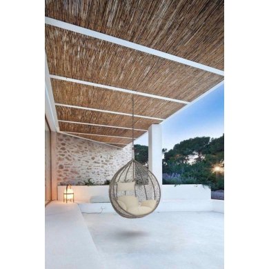 Підвісне крісло-кокон Corciano AMBER Коричневий 5901721053328 фото - 11