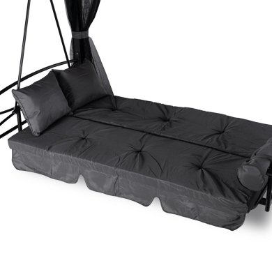 Садовые качели с москитной сеткой Mebel Elit CARMEN 237x150x256 см Серый ME.CARMEN/P/T/OGR/HUS фото - 4