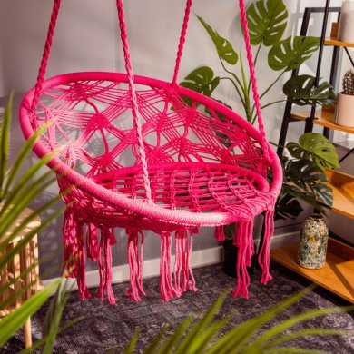 Підвісне крісло Homla CIRCLE DOIRA Рожевий - 7 Підвісне крісло Homla CIRCLE DOIRA Рожевий 229557 фото - 7