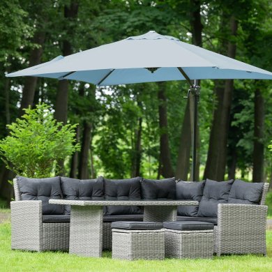 Садовый зонт Meven PLATINUM 250х250 см Морской - 9 Садовый зонт Meven PLATINUM 250х250 см Морской MV-UM207M-PLATINUM фото - 9