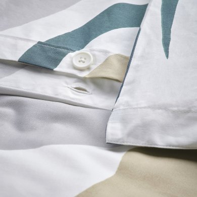 IKEA Комплект постільної білизни MYGGLASVINGE 150x200 см Принт (ИКЕА МИГГЛАСВИНГЕ) 80591230 фото - 2