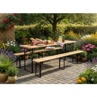 Комплект складних садових меблів Garden Line MEB2829 Дерево MEB2829 фото - 11