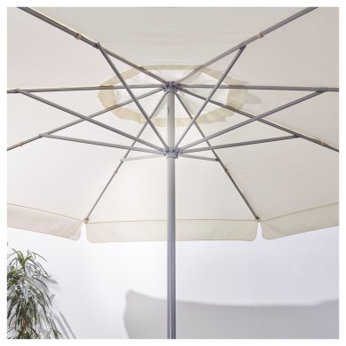 IKEA Садовый зонт LJUSTERO 400 см Бежевый (ИКЕА ЛЬЮСТЕРЭ) 20260313 фото - 5