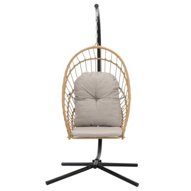 Подвесное кресло-кокон с складной корзиной Garden Line ERIS Коричневый - 6 Подвесное кресло-кокон с складной корзиной Garden Line ERIS Коричневый FAT0923 фото - 6