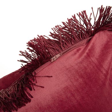 Декоративна наволочка Homla LIMA 45х45 см Бордовий 210070 фото - 3