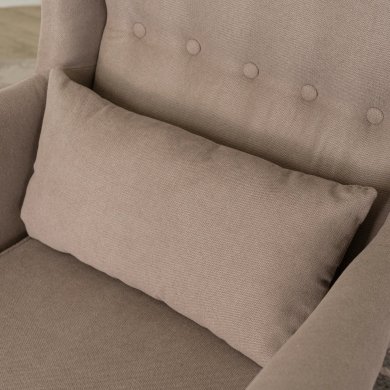 Крісло м'яке з пуфом Mebel Elit EVAN 2 Бежевий ME.EVAN2/BZ/D/T/FWPD фото - 12