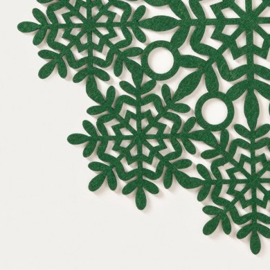 Набір сервірувальних килимків Homla ORKEL 38 см 2 шт Зелений 242210 фото - 3