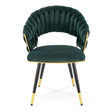 Обеденный стул Halmar K551 Темно-зеленый - 5 Обеденный стул Halmar K551 Темно-зеленый V-CH-K/551-KR-C.ZIELONY фото - 5